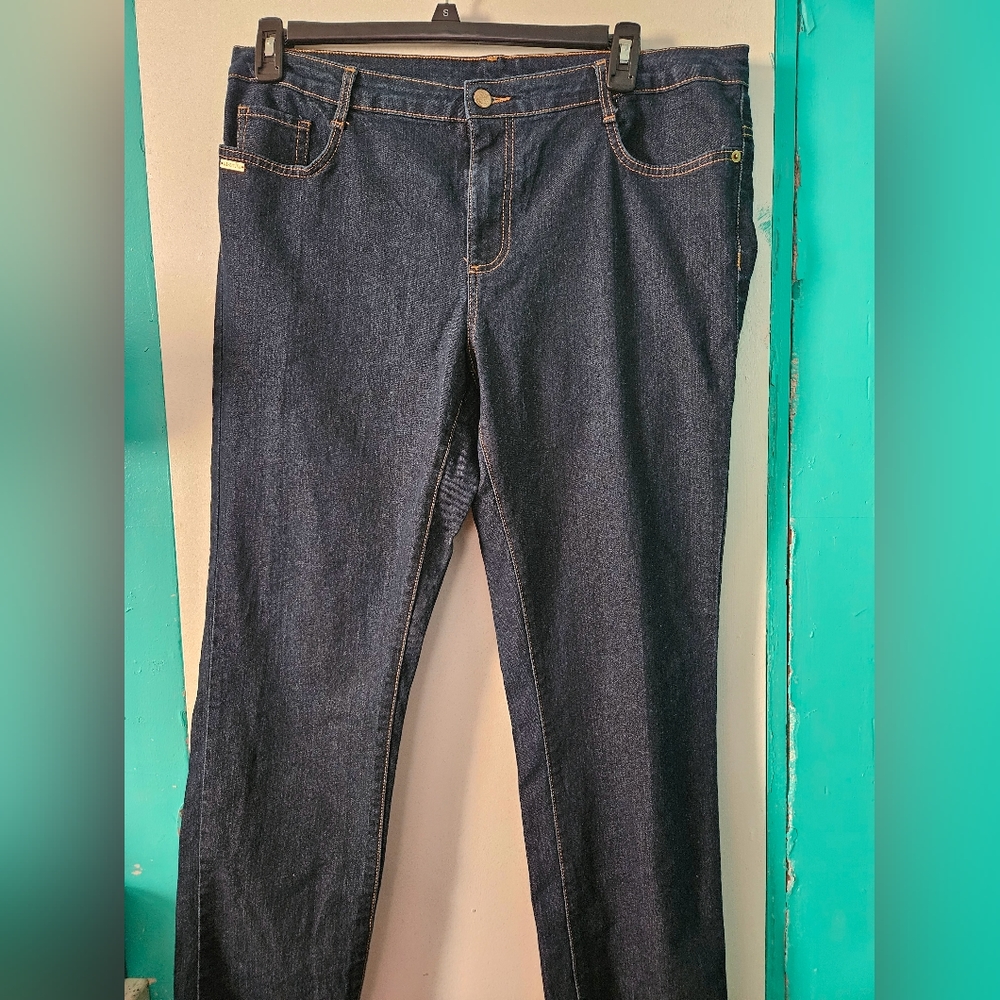 Miss Tina dark jeans size 18